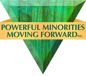 Powerful Minorities logo 2tri